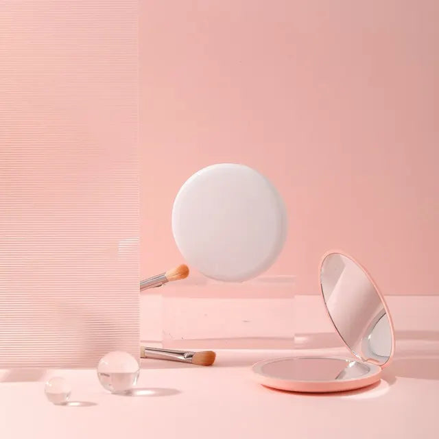 LED Light Compact Mirror