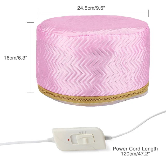 Electric Hair Steamer Cap - Thermal Treatment & Nourishing Hair Mask Heat Hat