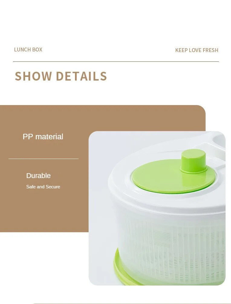 Multifunctional Salad Spinner & Vegetable Dehydrator