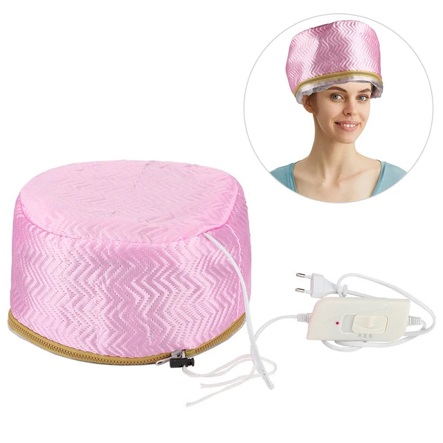 Electric Hair Steamer Cap - Thermal Treatment & Nourishing Hair Mask Heat Hat