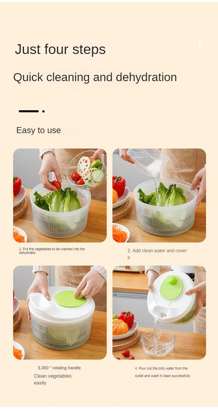 Multifunctional Salad Spinner & Vegetable Dehydrator