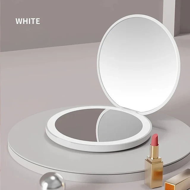 LED Light Compact Mirror