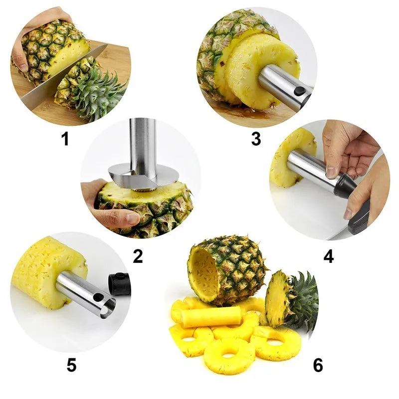 Pineapple Slicer, Peeler and Cutter Kitchen Gadget