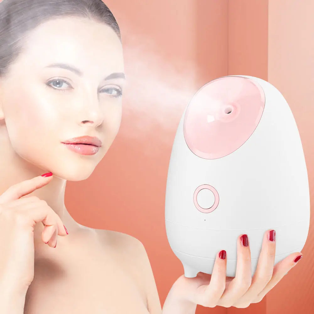 Hot Mist Ionic Facial Steamer - Home Sauna Humidifier & Moisturizer