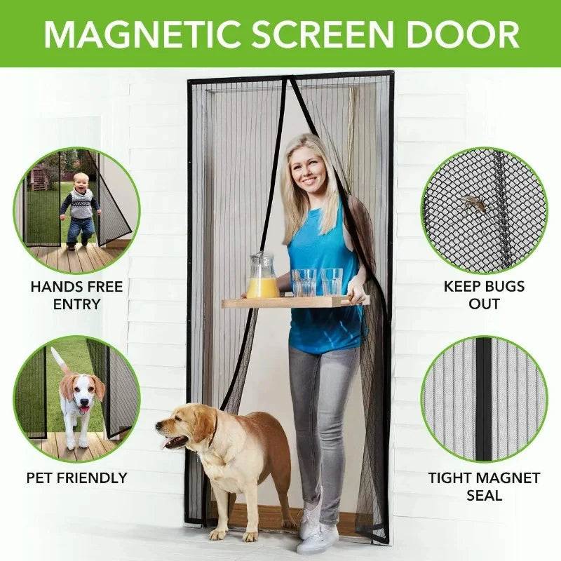 Magnetic Screen Door Curtain