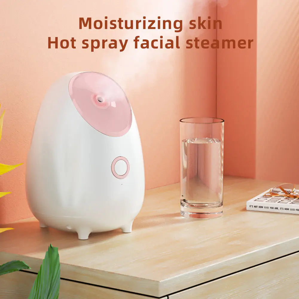 Hot Mist Ionic Facial Steamer - Home Sauna Humidifier & Moisturizer
