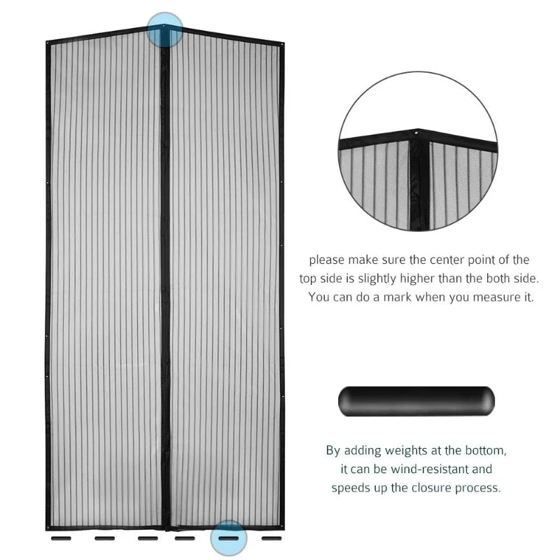 Magnetic Screen Door Curtain