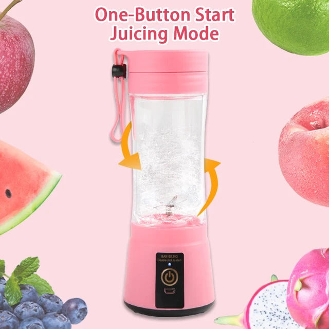 Portable USB Rechargeable Mini Fruit Juice Blender