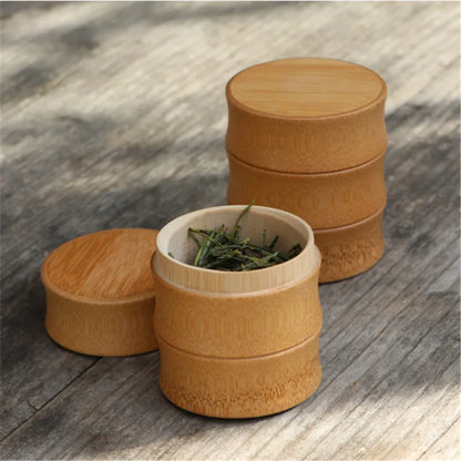 Bamboo Storage Bottle