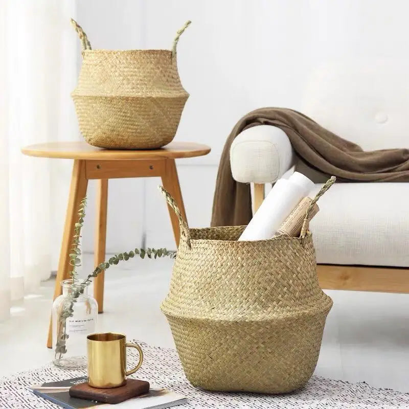 Handmade Bamboo Storage Baskets