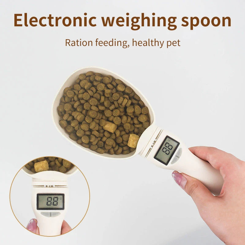 Electronic Pet Food Measuring Spoon