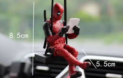 Deadpool Rearview Pendant for Car Dashboard